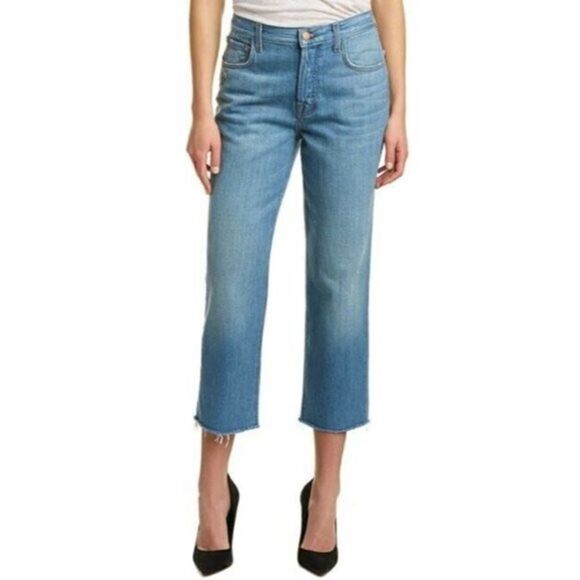 J BRAND Ivy High Rise Crop Jeans Size 26 - Picture 1 of 11
